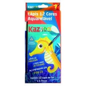 LAPIS 12 CORES AQUARELA KAZ UN