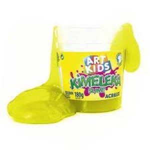 KIMELEKA 180G 504/AMARELO LIMAO SLIME ACRILEX -UN